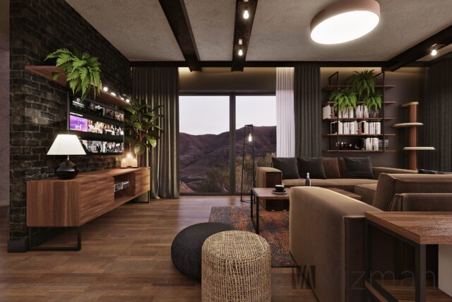 Projekt klimatycznego apartamentu w Katowicach z dodatkami BOHO