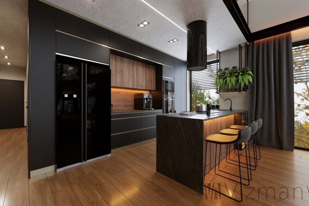 Salon z kuchnia modern wood 1f_wm